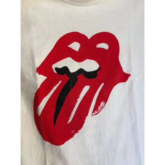 Official Rolling Stones No Filter 2019 Tour Tongue and Lips T-Shirt White, Small - Picture 5 of 5